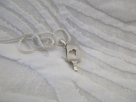 PB&J Sterling Silver Heart Pickleball Paddle (pb14)