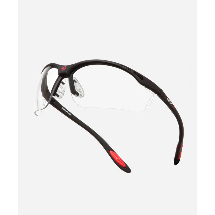 GEARBOX Vision Eyewear Classic Fit - Clear Lens - Black Frame