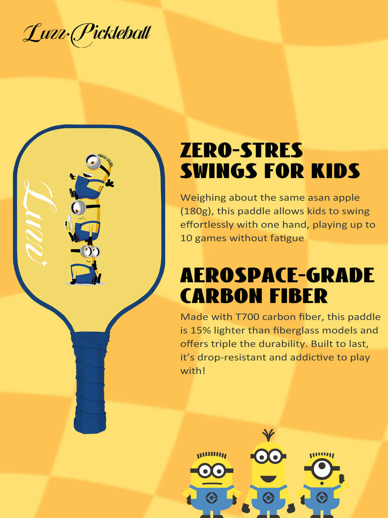 Luzzpickleball Minions Kids