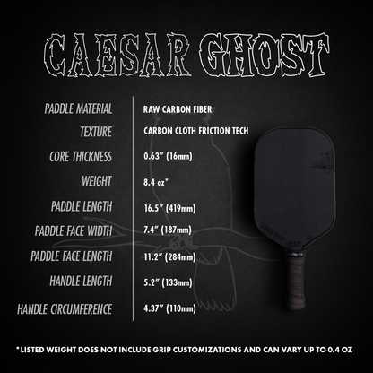 Wild Monkeys Caesar Ghost Elongated Raw T700 Carbon Fiber
