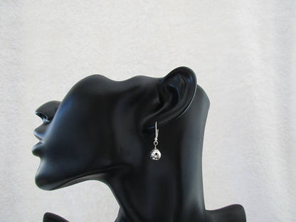 PB&J Sterling Silver Leverback Pickleball Earrings (Pbe38)
